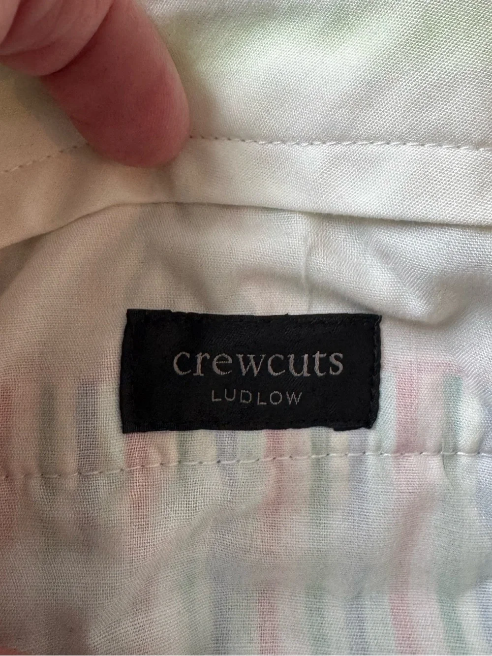 Crewcuts by J.Crew Ludlow suit short in rainbow seersucker jacket and shorts 8